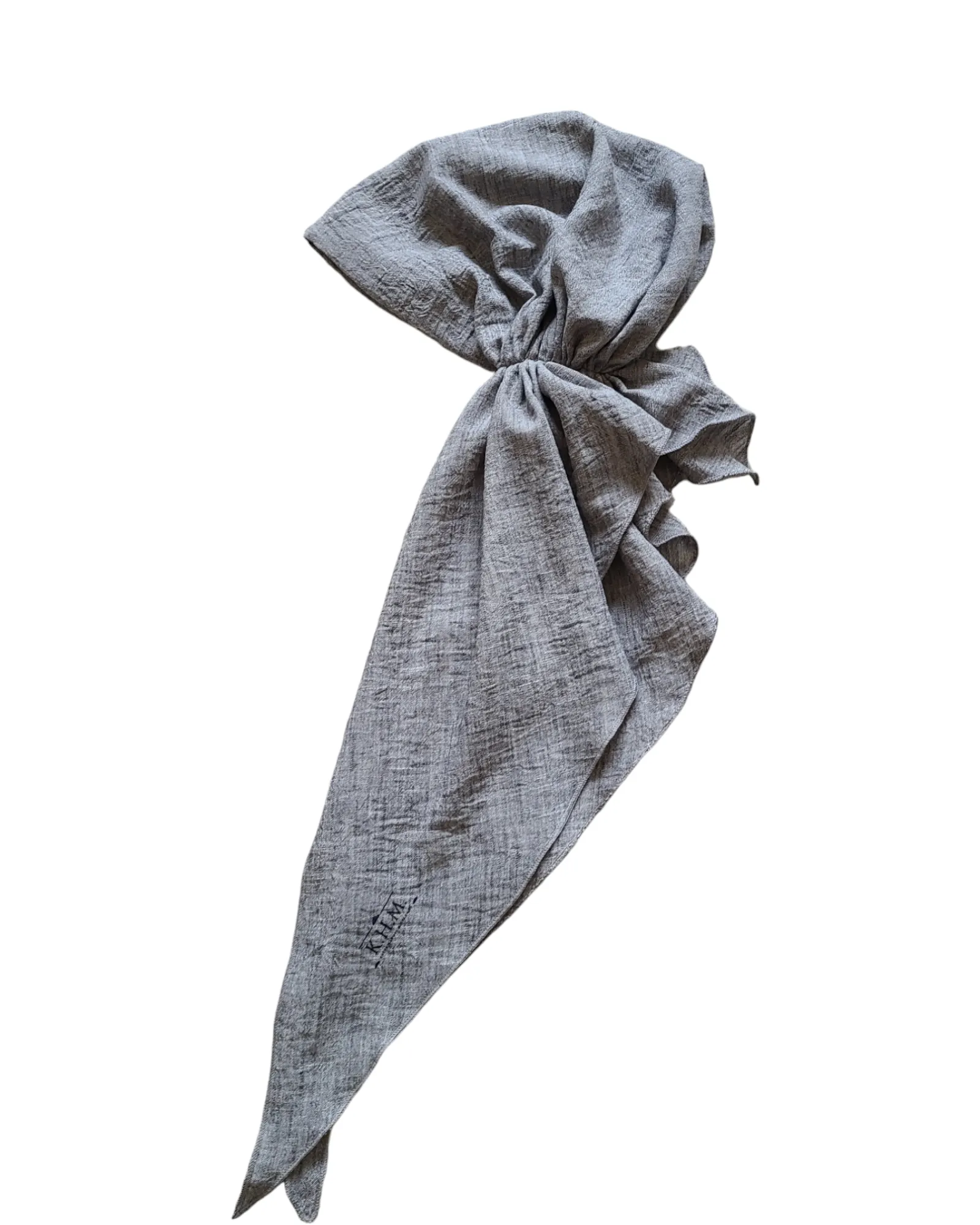 Solid Linen Adjustable Pretied Scarf