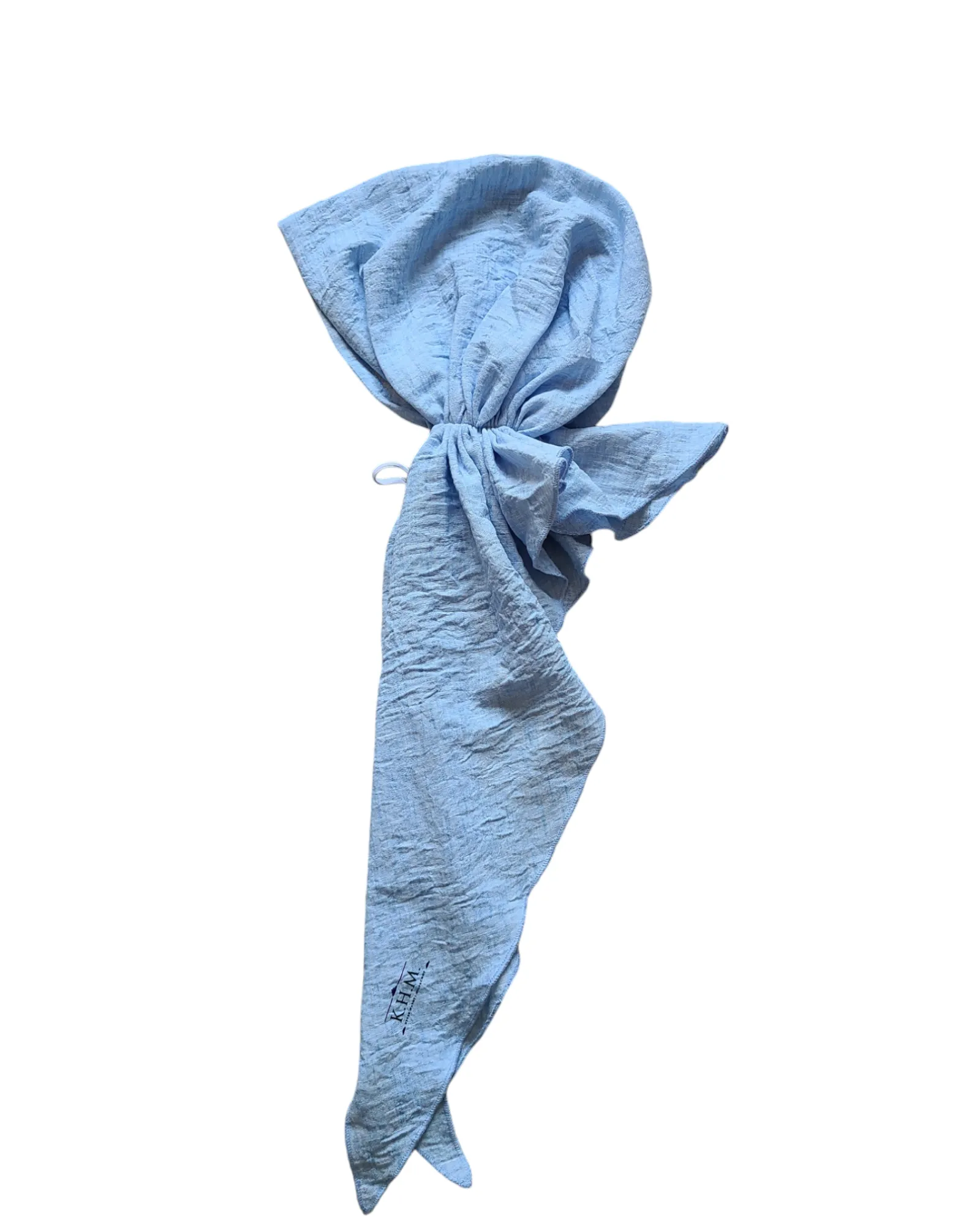 Solid Linen Adjustable Pretied Scarf