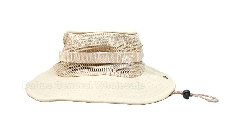 Summer Mesh Bucket Hats Wholesale