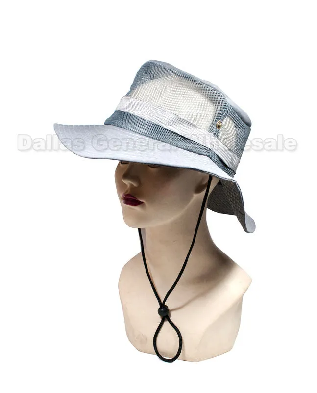 Summer Mesh Bucket Hats Wholesale