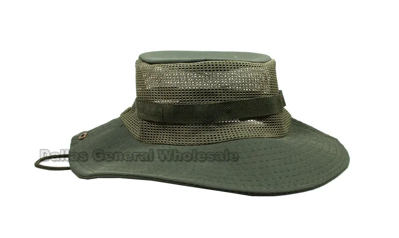 Summer Mesh Bucket Hats Wholesale