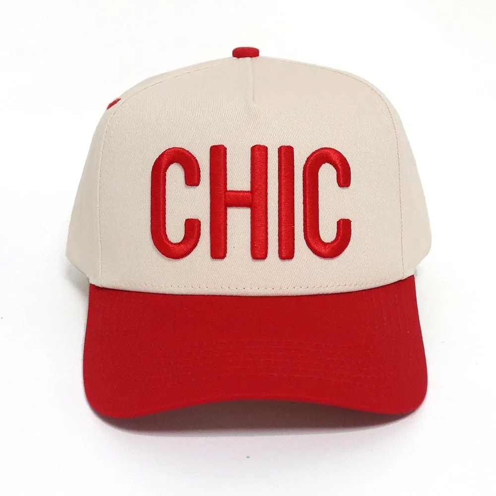 The CHIC Bella Trucker Hat | Red