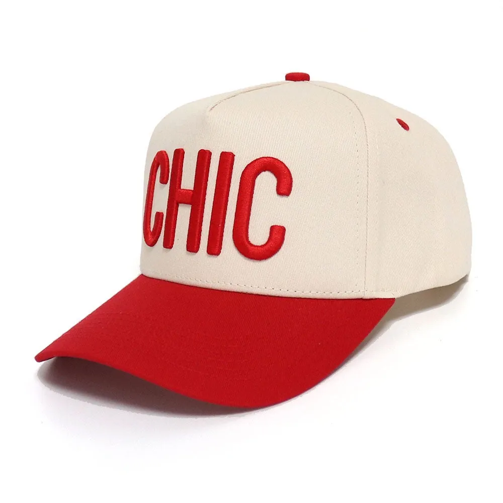 The CHIC Bella Trucker Hat | Red