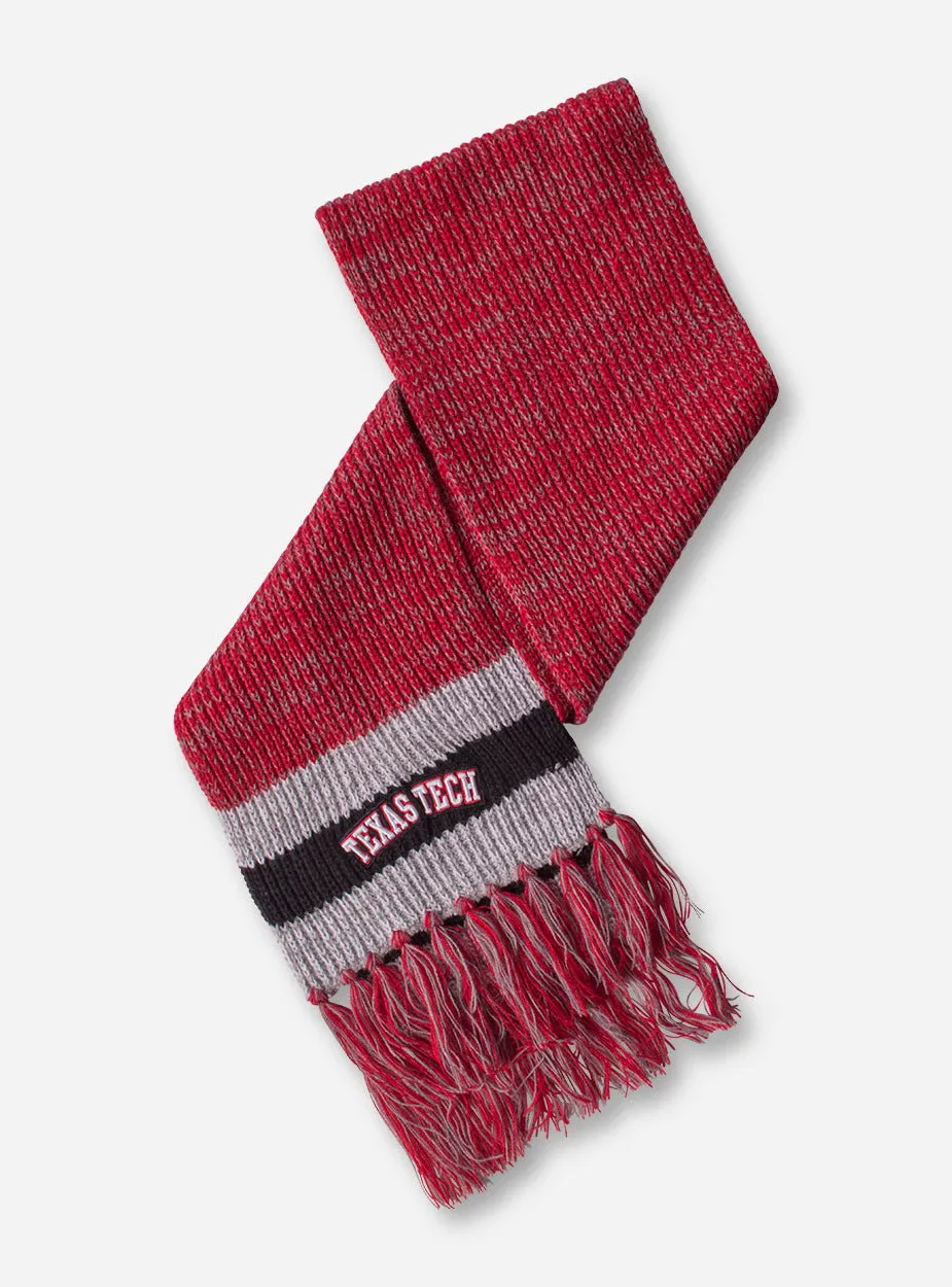 The Game Texas Tech Banded Crochet Scarf