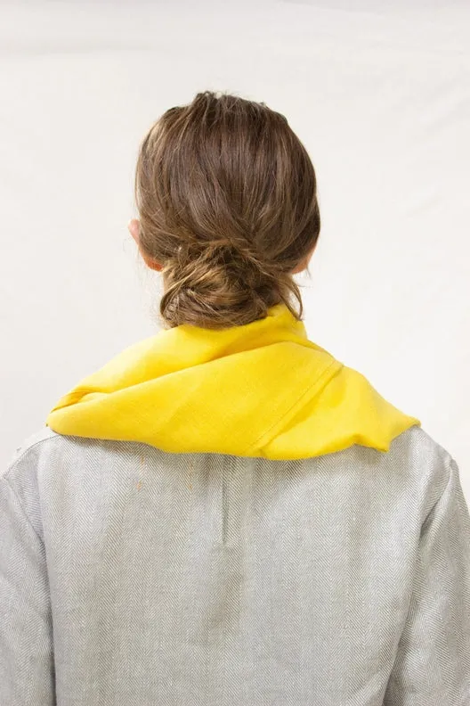 The STABLE Irish Linen Scarf - Sun Yellow