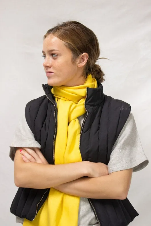 The STABLE Irish Linen Scarf - Sun Yellow