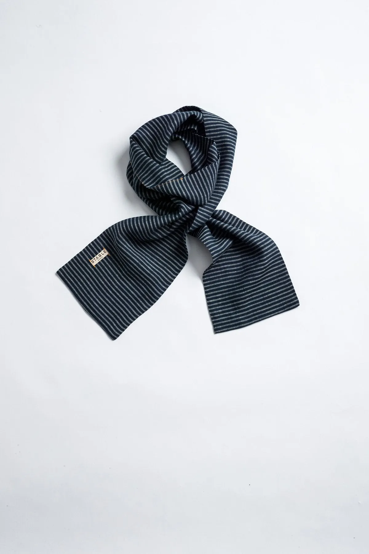 The Stripe Linen Scarf