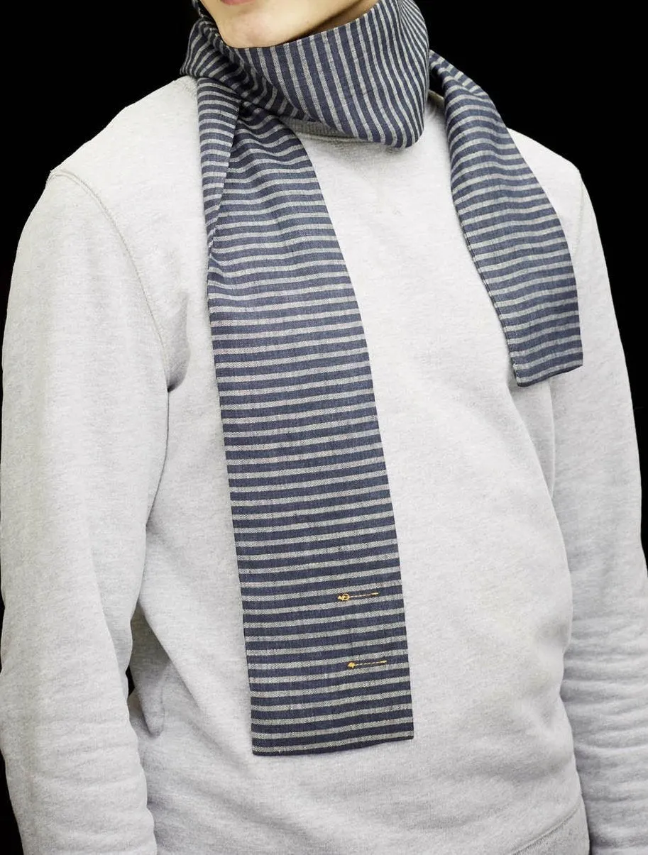 The Stripe Linen Scarf