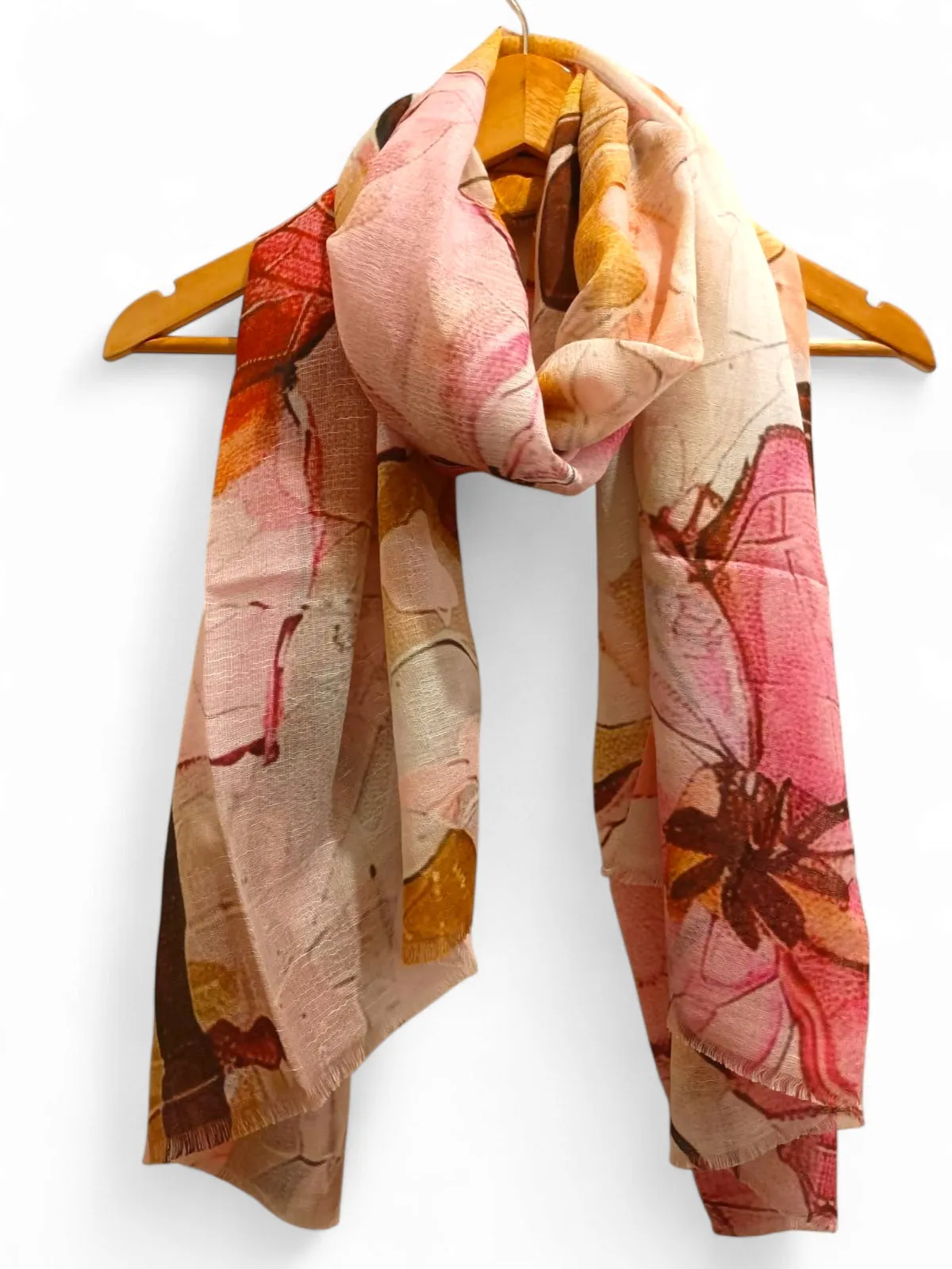 United Fashions - Linen/ Cotton Print Scarves Assorted