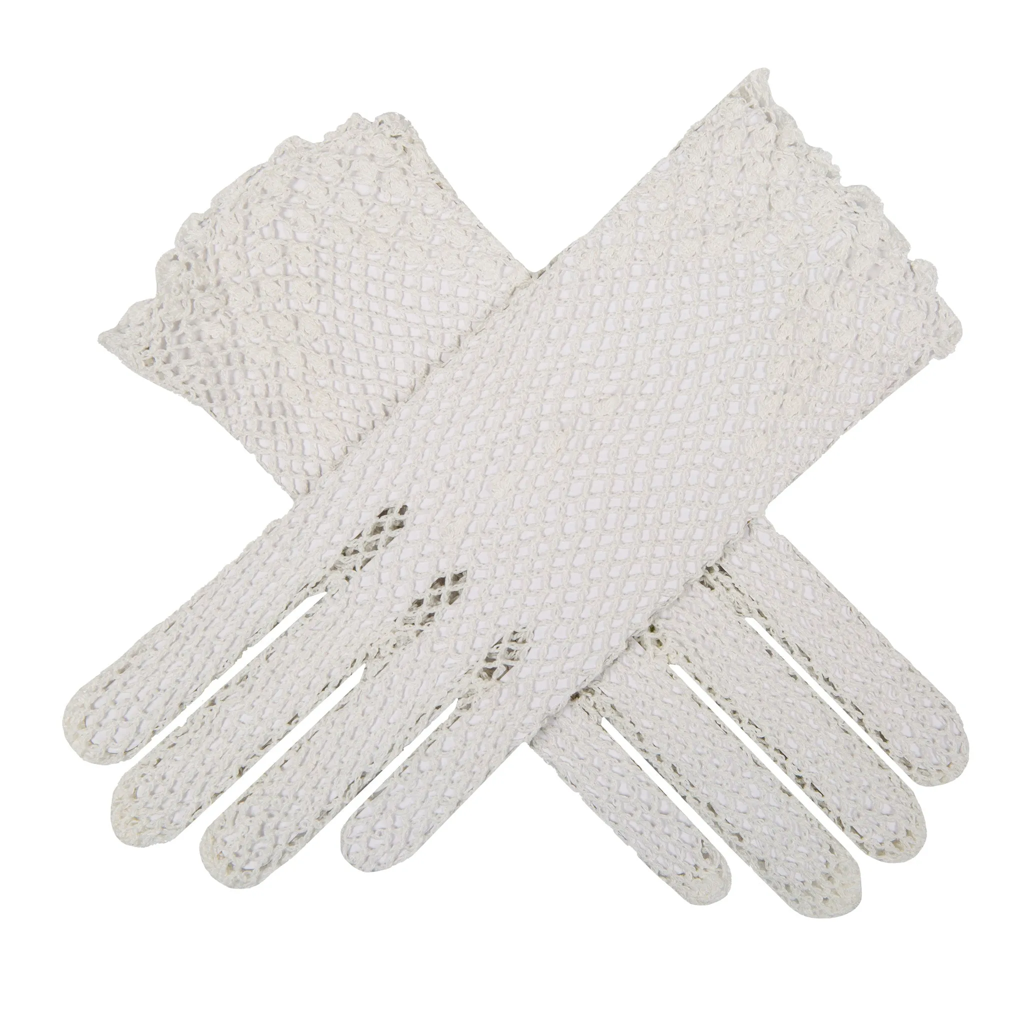 Women's Cotton Crochet Gloves